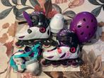 Rollerskates helm knie/pols/ elleboogbeschermers., Ophalen, Verstelbaar, Gebruikt, Kinderen