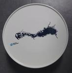 Porseleinen taartplateau met Vector Port of Rotterdam, Porselein of Keramiek, Schaal, Rond, Nieuw