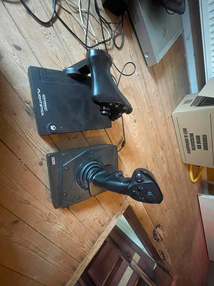 HOTAS Flightstick - Perfect voor Simulatoren!, Computers en Software, Joysticks, Gebruikt, Verzenden