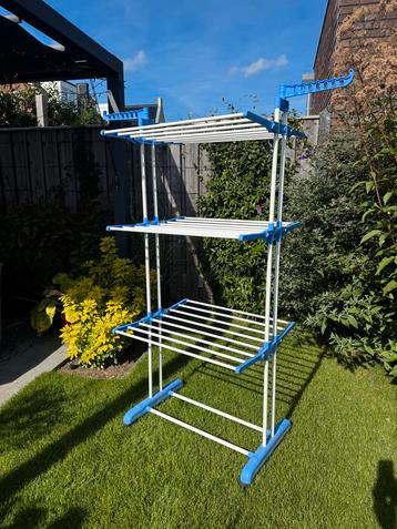 Inklapbaar Droogrek Toren - Blauw - 3 Lagen beschikbaar voor biedingen