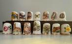 Porseleinen vingerhoedjes (14 stuks), Reliëf, Ophalen of Verzenden, Zo goed als nieuw, Buitenland