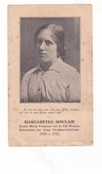 4 X   Relikwie MARGARETHA SINCLAIR 1900-1925, Verzamelen, Bidprentjes en Rouwkaarten, Verzenden, Bidprentje