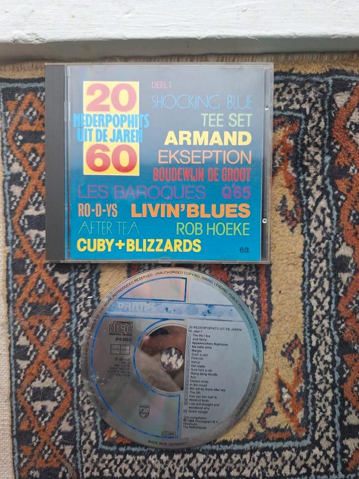 CD - 20 Nederpophits uit de jaren 60 - Deel 1, Cd's en Dvd's, Cd's | Verzamelalbums, Zo goed als nieuw, Pop, Ophalen of Verzenden