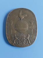 Penning 1e wereldcongres pluimvee van der hoef van goor 1921, Postzegels en Munten, Penningen en Medailles, Ophalen of Verzenden