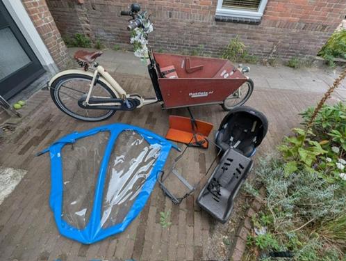 Electrische Cargobike Cruiser Lang (Bakfiets nl), Fietsen en Brommers, Fietsen | Bakfietsen, Gebruikt, Overige merken, 3 kinderen