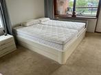 Topbed, Auping & Hülsta matrassen  180 x 200cm, Huis en Inrichting, Slaapkamer | Bedden, Overige materialen, Gebruikt, Wit, Tweepersoons