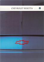 Brochure Chevrolet Beretta 1992 NEDERLAND, Boeken, Auto's | Folders en Tijdschriften, Chevrolet, Ophalen of Verzenden, Zo goed als nieuw