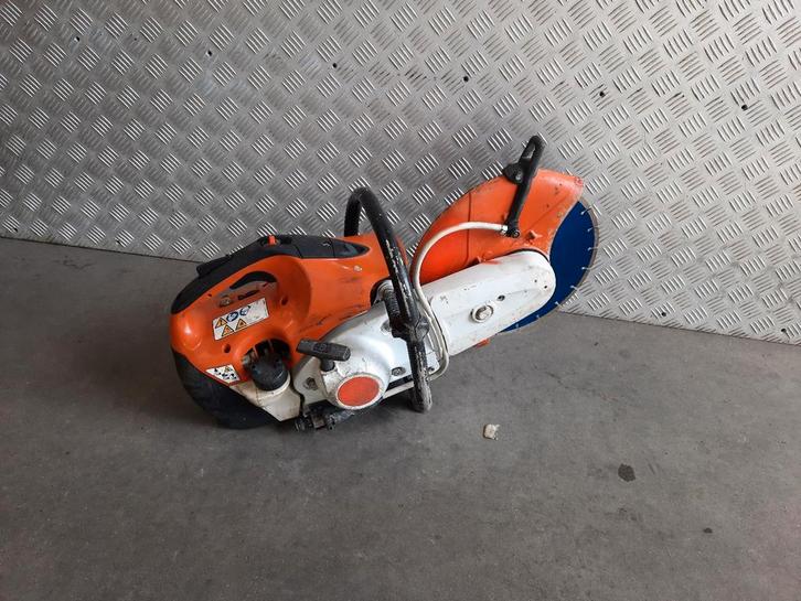 Stihl TS 410 met diamantenschijf, Doe-het-zelf en Verbouw, Gereedschap | Slijpmachines, Gebruikt, Overige typen, 1000 watt of meer
