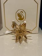 Swarovski festive 3D kerstster gold, Verzamelen, Swarovski, Ophalen of Verzenden, Zo goed als nieuw, Figuurtje