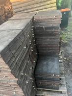 Rubberen tegels 50x50x5, Ophalen, Beton, 10 m² of meer, Overige typen