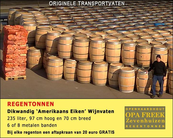 Regentonnen, Dompelvaten  - Opa Freek -zie website, Zakelijke goederen, Partijgoederen en Retail | Partijgoederen, Tuin en Doe-het-zelf