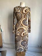 zara maxi jurk beige bruin grijs, Verzenden, Zo goed als nieuw, Maat 36 (S), Onder de knie