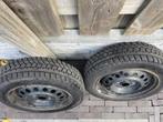 2 Winterbanden ( 155/65 R14 ( 75T ) incl. stalen velg, Auto-onderdelen, Banden en Velgen, 14 inch, Gebruikt, 155 mm, Band(en)