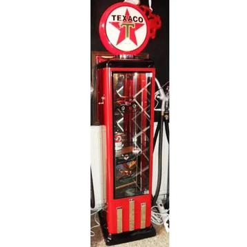 Texaco vitrine , mancave fifties. beschikbaar voor biedingen