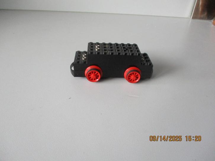 LEGO ZWARTE Treinmotor 12v (oud model) zeer goede staat!!, Kinderen en Baby's, Speelgoed | Duplo en Lego, Gebruikt, Lego, Complete set