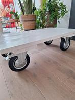 salontafel 60x100cm steigerhout, Huis en Inrichting, Tafels | Salontafels, Ophalen, Gebruikt, 50 tot 100 cm, Minder dan 50 cm