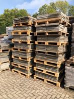 Tegels 50x50 jong gebruikt, dikte 5 cm, beton, grijs, SBP09, Tuin en Terras, Gebruikt, Ophalen of Verzenden, 10 m² of meer, Beton