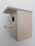 Nieuwe nestkastjes voor in de volière of buitenshuis, Ophalen of Verzenden, Zo goed als nieuw, Hout, Broedkooi of Kweekkooi
