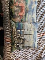 Decoratieve kussens met stadsgezichten, Ophalen of Verzenden, Zo goed als nieuw, Overige kleuren, Vierkant