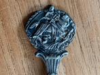 Joris en de draak - suikerschep- verzilverd, Antiek en Kunst, Ophalen of Verzenden