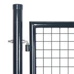 Gaaspoort 289x100 cm gegalvaniseerd staal grijs, Ophalen of Verzenden, Nieuw, IJzer