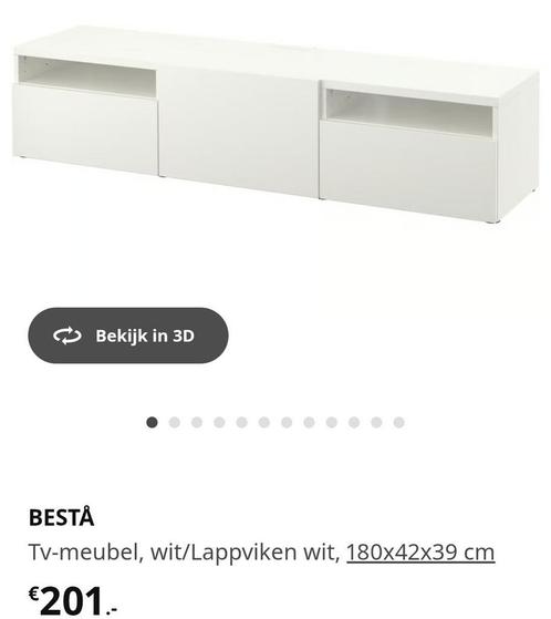 IKEA besta kast NIEUW!, Huis en Inrichting, Kasten | Televisiemeubels, Nieuw, Minder dan 100 cm, 150 tot 200 cm, 25 tot 50 cm