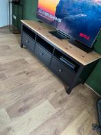 HEMNES tv meubel zwartbruin/lichtbruin, Huis en Inrichting, Overige materialen, Minder dan 100 cm, 25 tot 50 cm, 100 tot 150 cm