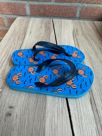 Teenslippers blauw jongens kinder badslippers waterdicht 27 beschikbaar voor biedingen