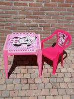 kindertafeltje met stoeltje mini mouse, Kinderen en Baby's, Kinderkamer | Tafels en Stoelen, Ophalen of Verzenden, Zo goed als nieuw