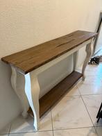 Houten sidetable B121xH78, Huis en Inrichting, Tafels | Sidetables, Ophalen, Gebruikt, 100 tot 150 cm, Minder dan 25 cm