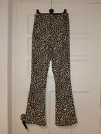 Flare broek met panterprint van Costes, maat XS, Broek, Meisje, Ophalen of Verzenden, Zo goed als nieuw