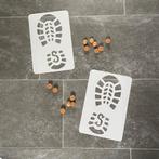 schoenafdruk sjabloon sint sinterklaas voetafdruk set van 2, Ophalen of Verzenden, Nieuw