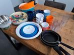 Camping borden,bekers,glazen,etc..., Ophalen of Verzenden, Zo goed als nieuw