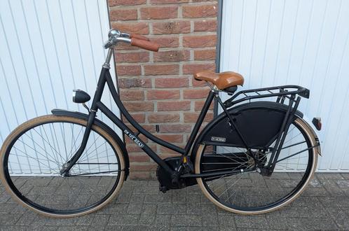 Opoe Fiets Dames Fiets | Zwart | Met Nieuw Slot, Fietsen en Brommers, Fietsen | Dames | Omafietsen, Gebruikt, Ophalen