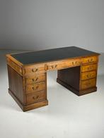 Bureau Partnerdesk engels eiken antiek