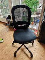 bureaustoel zwart / office chair black, Ophalen, Zo goed als nieuw, Zwart, Bureaustoel