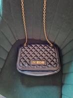 Love Moschino tas zwart met goud, Ophalen of Verzenden, Zo goed als nieuw, Zwart, Overige merken