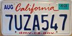 **California Originele License Plate – The Golden State**, Ophalen of Verzenden, Gebruikt, Auto's