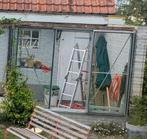 Tuinkas , kas, glazen wanden aluminium frame, Tuin en Terras, Overkappingen, Ophalen, Gebruikt