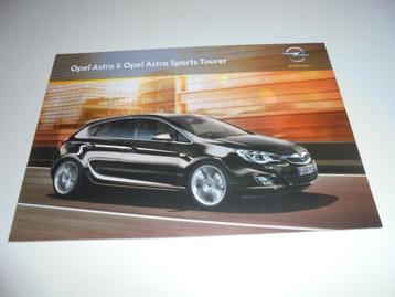 brochure Opel Astra/Astra Sports Tourer  2012 beschikbaar voor biedingen