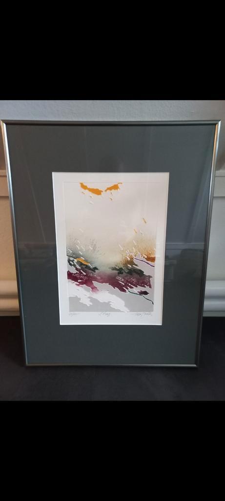 Abstracte Kunst Print Ingelijst, Antiek en Kunst, Kunst | Schilderijen | Abstract, Ophalen