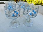 6 vintage luminarc franse wijnglaasjes, Antiek en Kunst, Antiek | Glas en Kristal, Ophalen of Verzenden