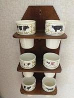 Rek met koeien bekers, Ophalen of Verzenden