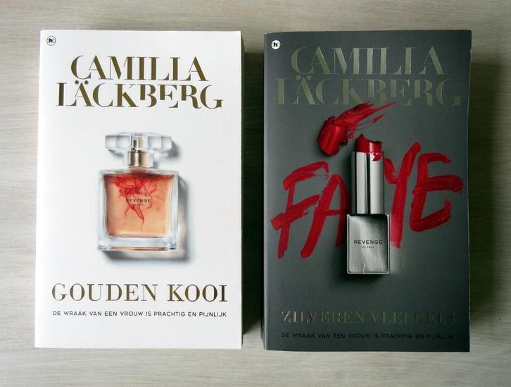 Camilla Läckberg: Gouden Kooi en Zilveren vleugels samen, Boeken, Thrillers, Zo goed als nieuw, Scandinavië, Ophalen of Verzenden