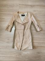 Leren jasje Transmission - Maat S, Kleding | Dames, Transmission, Beige, Ophalen of Verzenden, Jasje