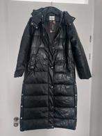 NIEUW.. Supermooie lange leatherlook winterjas!, Kleding | Dames, Jassen | Winter, Nieuw, Zwart, Verzenden