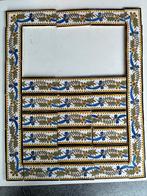 Antieke veelkleurige slingerdecor tegels 6,3x13 cm, Ophalen of Verzenden