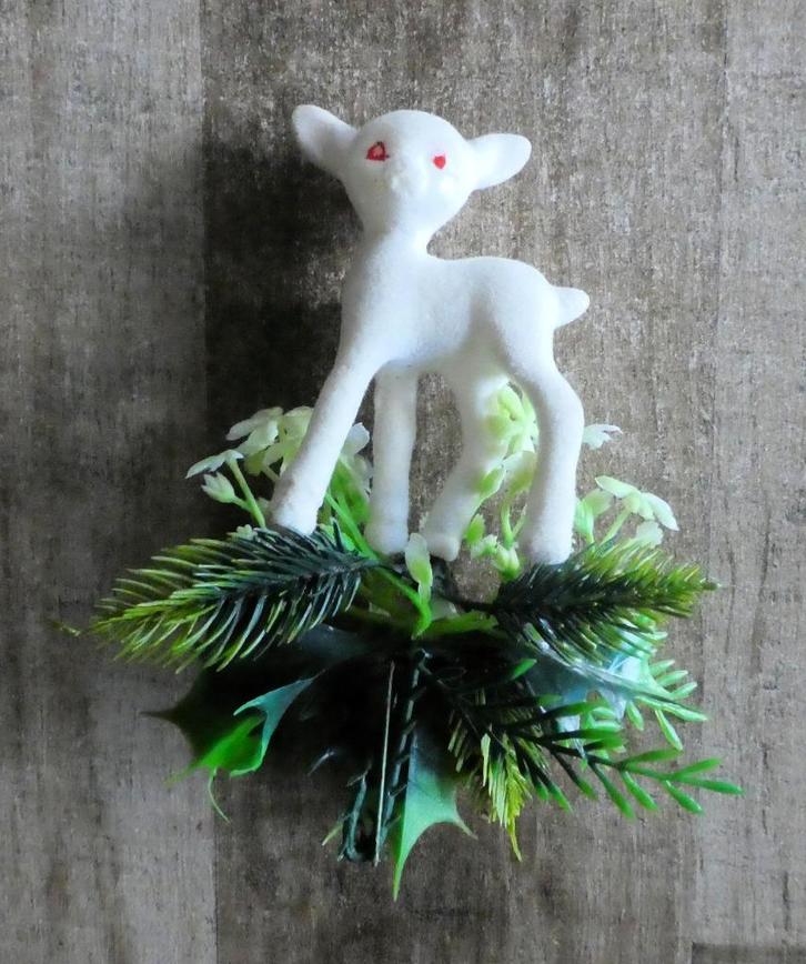 Vintage oud hertje., Diversen, Kerst, Zo goed als nieuw, Ophalen of Verzenden