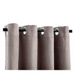 Gordijn verduisterend met metalen ringen 2 st 140x245 cm, 200 cm of meer, Info@bargains-by-dj.nl, Nieuw, Ophalen of Verzenden