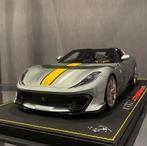 1:18 Ferrari 812 Competizione A (BBR) Grigio Coburn, Nieuw, Overige merken, Ophalen of Verzenden, Auto